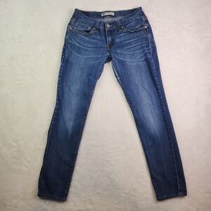 Levis 524 Too Superlow Jeans Womens 9M 29x30 Medium Wash Slim Straight Leg Denim